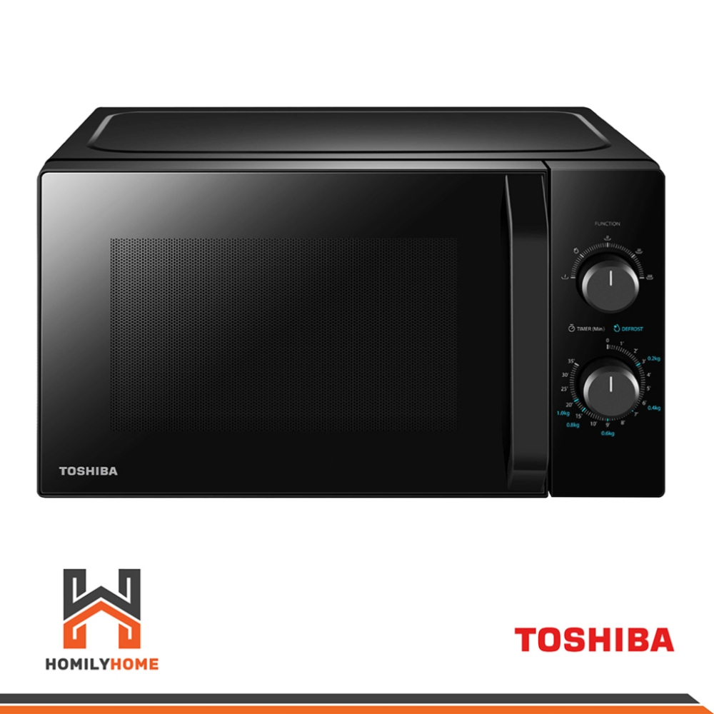 TOSHIBA โตชิบา Microwave ไมโครเวฟ ขนาด 20 ลิตร รุ่น MW2-MM20PE(BK) ขนาด 25 ลิตร รุ่น MW3-MM25PE(BK)