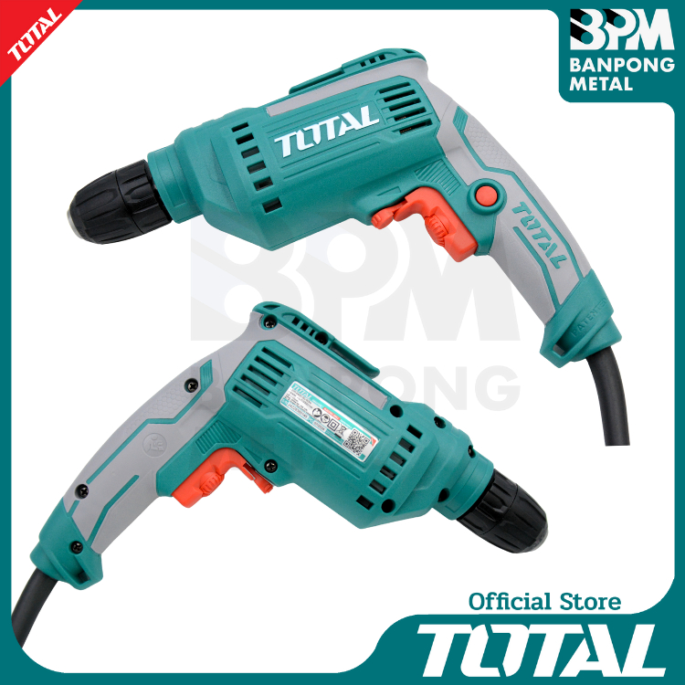 TOTAL สว่าน ไฟฟ้า 10 mm. (3/8") 500 W รุ่น TD2051026-2