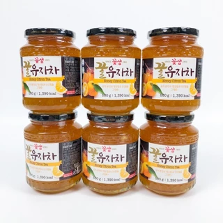ชาผลไม้เกาหลี ชาน้ำผึ้งเกาหลี KOTSAM honey Citron Tea 꽃샘 꿀유자차 SINCE 1965 ปริมาณ 580g ชาส้มเกาหลี