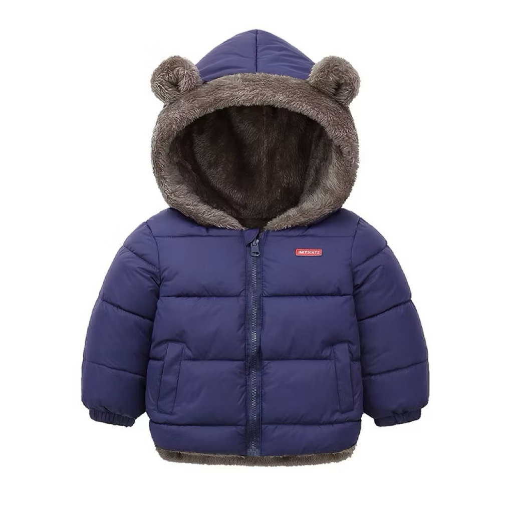 Winter -Lee⛄️ ❄️[[แบบหนาและดี]] เสื้อแจ็คเก็ตเด็ก ผ้าฝ้ายแคชเมียร์[ขนาด90-140]สำหรับอายุ 0-6 ปี