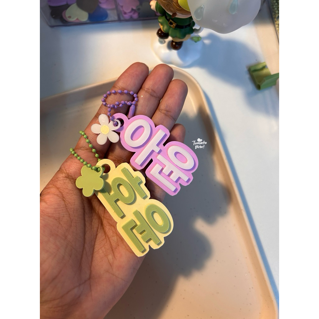 Tobicorner พวงกุญแจชื่อ 3D Custom สั่งทำตามใจ เลือกสีได้ ป้ายชื่อ ป้ายข้อความ รูปที่ 7