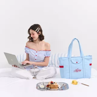 กระเป๋าผ้ากันน้ำ After School Tote - Wander edition จุของได้เยอะ ใส่คอมได้ 16 นิ้ว asissy.club