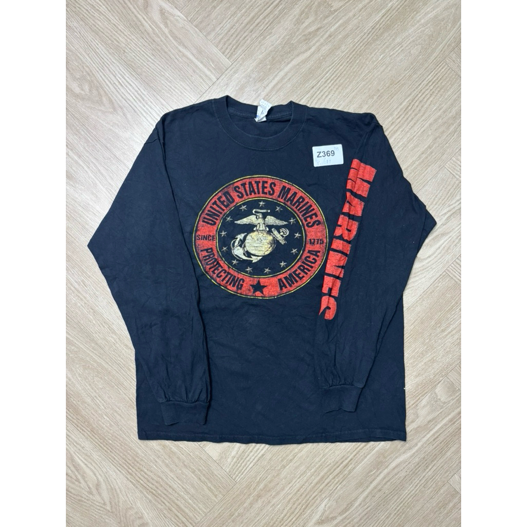 (ไซส์L ) อก22  ยาว 27.5  เสื้อยืดทหารอเมริกาแท้ US Army Navy Air Force USMC ลายพราง สกรีนแนว ทหาร #Z