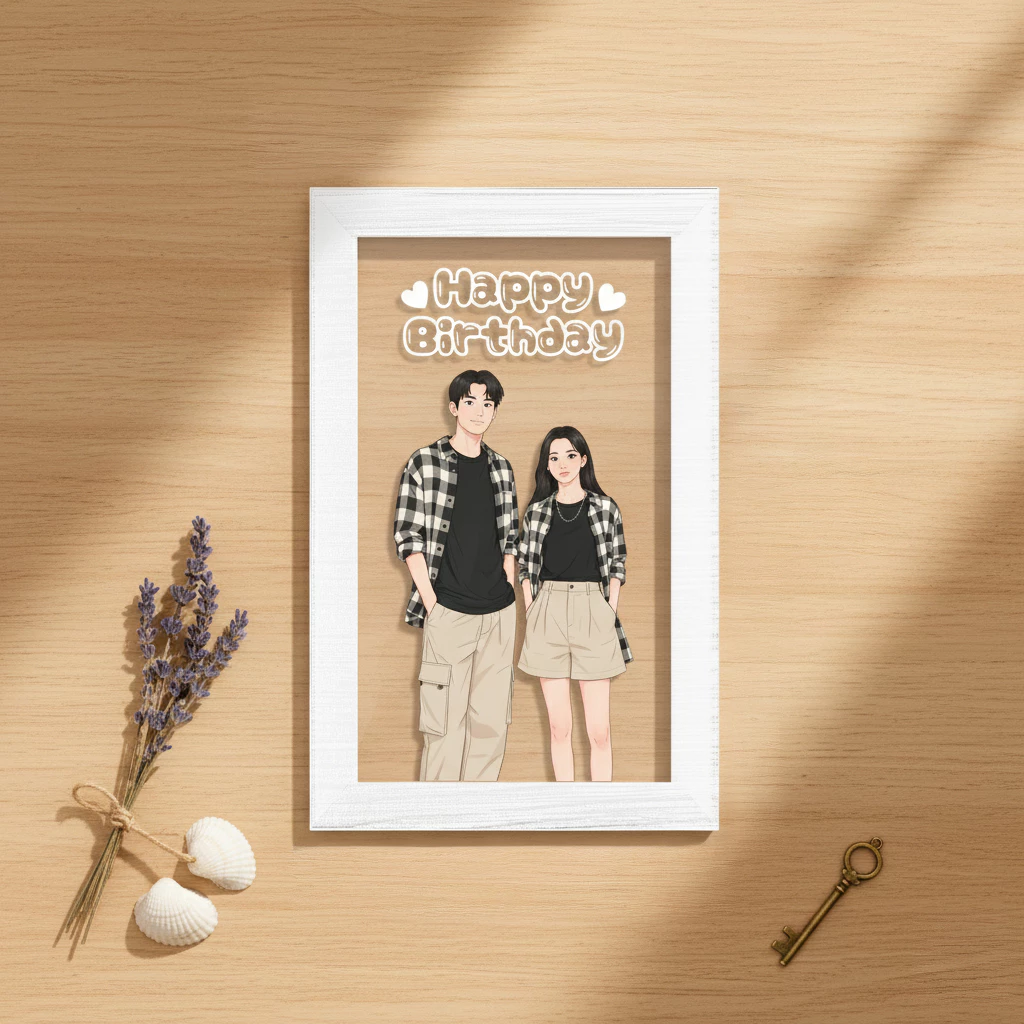 กรอบรูปอะคริลิคสั่งทำพิเศษวาดรูปตามสั่ง Wanpises thumbnail 6