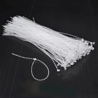 สายคล้องป้าย หนวดกุ้งไข่ปลา LOOP TIES สายรัดป้าย (แพ็ค 1000 เส้น) 3 / 4 / 5 นิ้ว ป้ายราคา ห้อยป้ายราคา