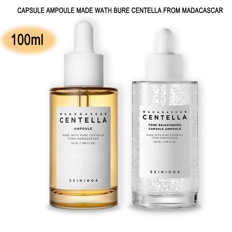 🔥[ Set คู่ผิวแข็งแรง+กระจ่างใส ]🔥SKIN1004 Madagascar Centella Ampoule 100ml Centella skin1004 Bright