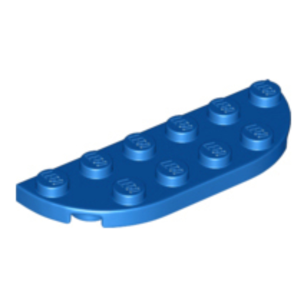[120] ชิ้นส่วนเลโก้ Lego Part Plate, Round Corner 2 x 6 Double (18980) ราคา/ชิ้น