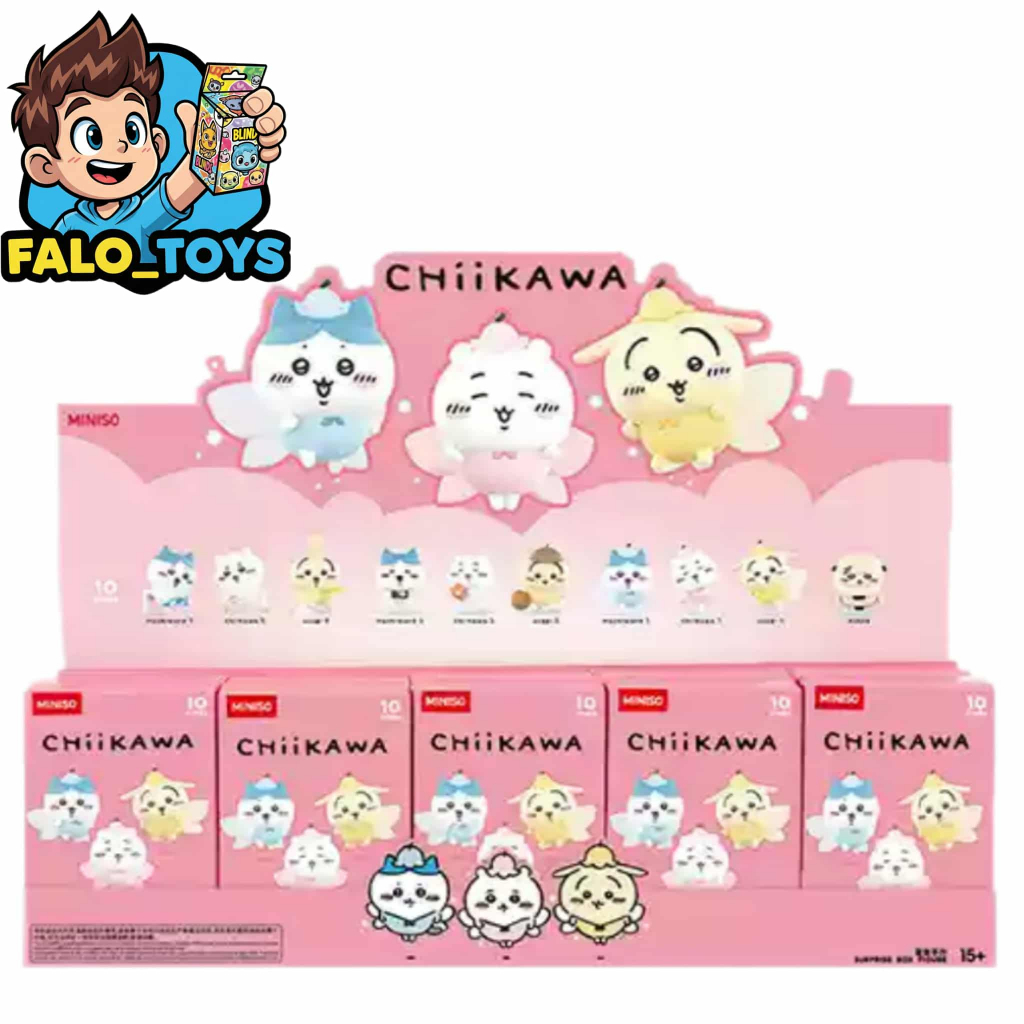 พร้อมส่ง miniso chiikawa happy partner series ( 10 สุ่ม )
