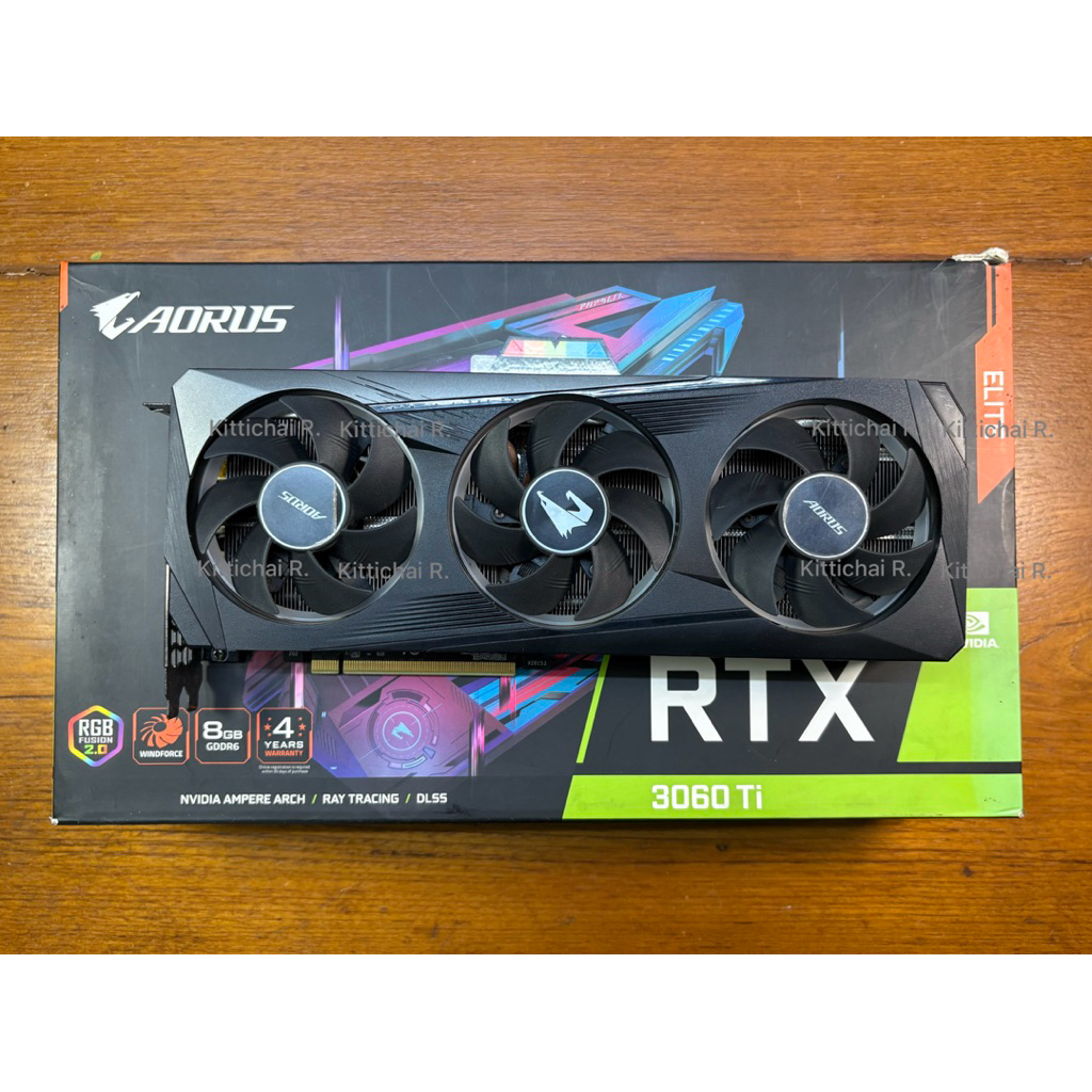 Gigabyte 3060 Ti  Aorus 8GB มือสอง
