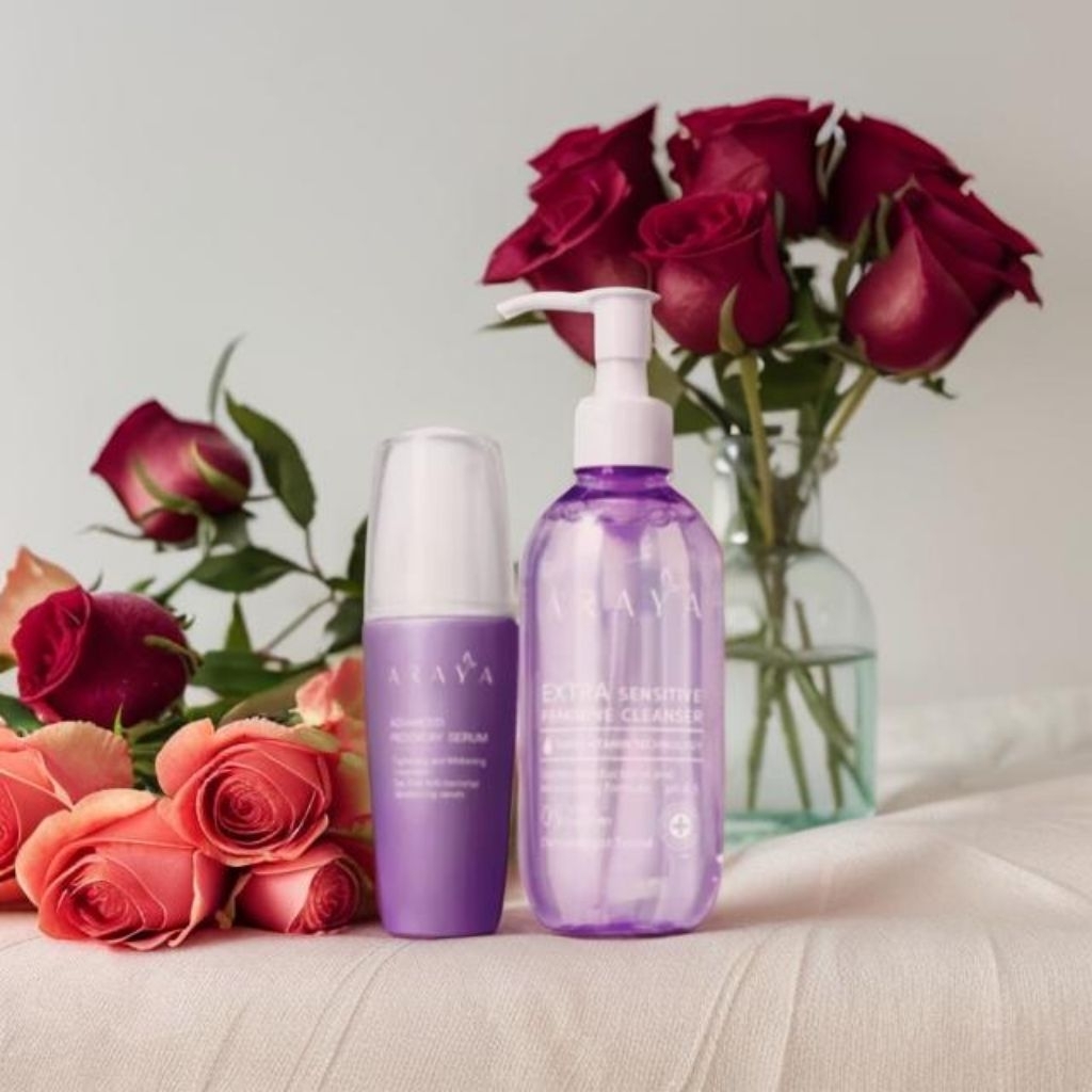 2 กล่อง อารยา สบู่เหลวอนามัย และ เซรั่ม  Araya feminine 200 ml araya serum 40ml lady care