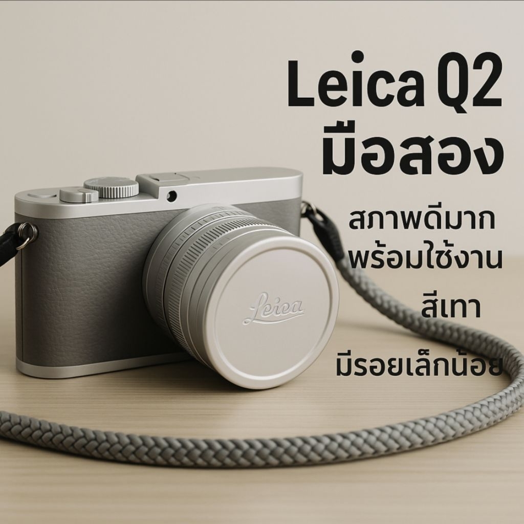 Leica Q2 สี Silver Limited Edition (มือสอง สภาพสวย)