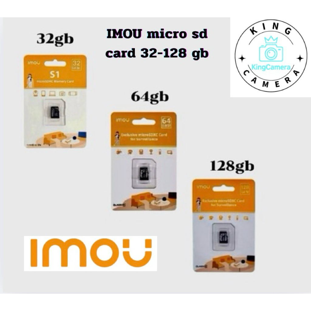 IMOU micro sd card 32 gb เมมโมรี่การ์ด 64และ128GB