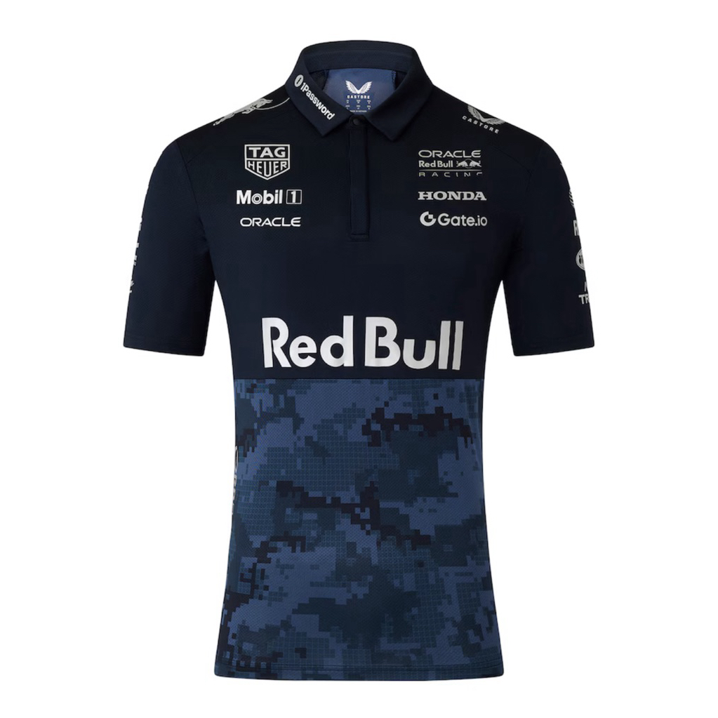 Pre Order Red Bull Racing x HYPEBEAST Castore Replica Track Polo - Navy