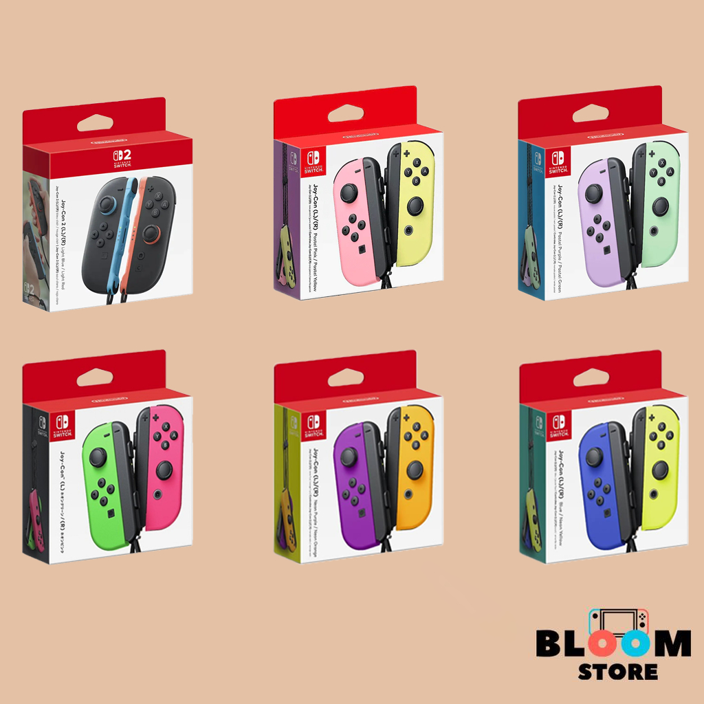 [มือ1] Nintendo Switch : Joy Con 2 Controllers (ของแท้) มีหลายสี