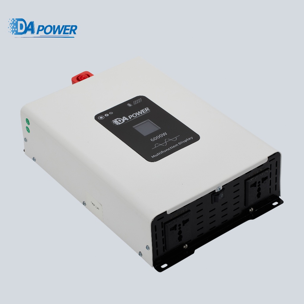 รุ่นใหม่ 2025 อินเวอร์เตอร์เพียวซาย 6000w12v/24v หน้าจอดิจิตอล DA Inverter pure sine wave เครื่องแปลงไฟฟ้า อินวอเตอร์