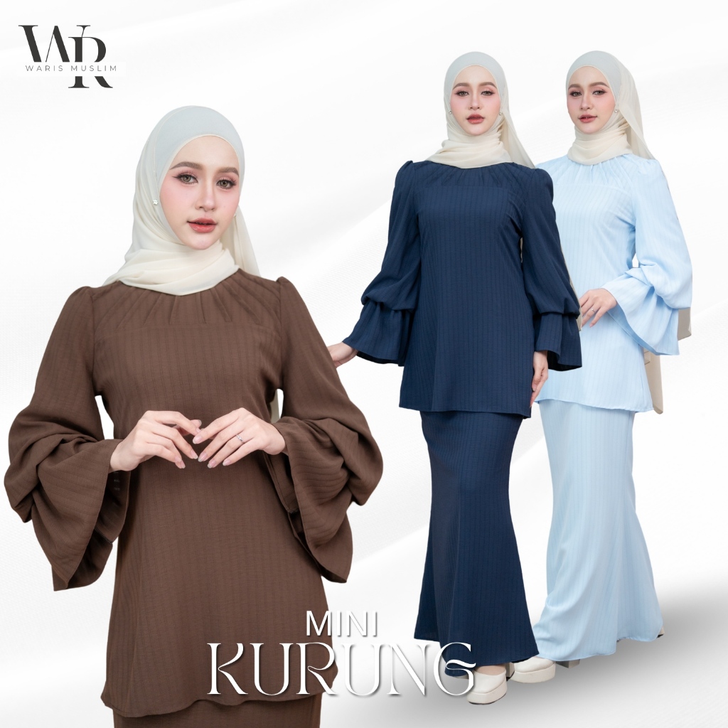 ชุดมินิกูรง ชุดเข้าเซ็ท แขนกระดิ่งตีเกล็ดหน้า งานหรูดูแพง สวมใส่สบายในวันสำคัญ I