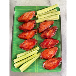 ปีกไก่กลางแดดเดียว หอมอร่อยนัวร์ แพค9ชิ้น น้ำหนัก250g.-290gไ…