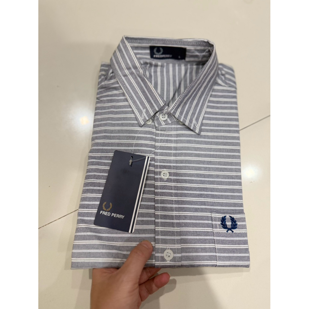 เฟดเสื้อเชิ้ตแขนสั้นลิมิเตตมีกระเป๋าอก🕉️