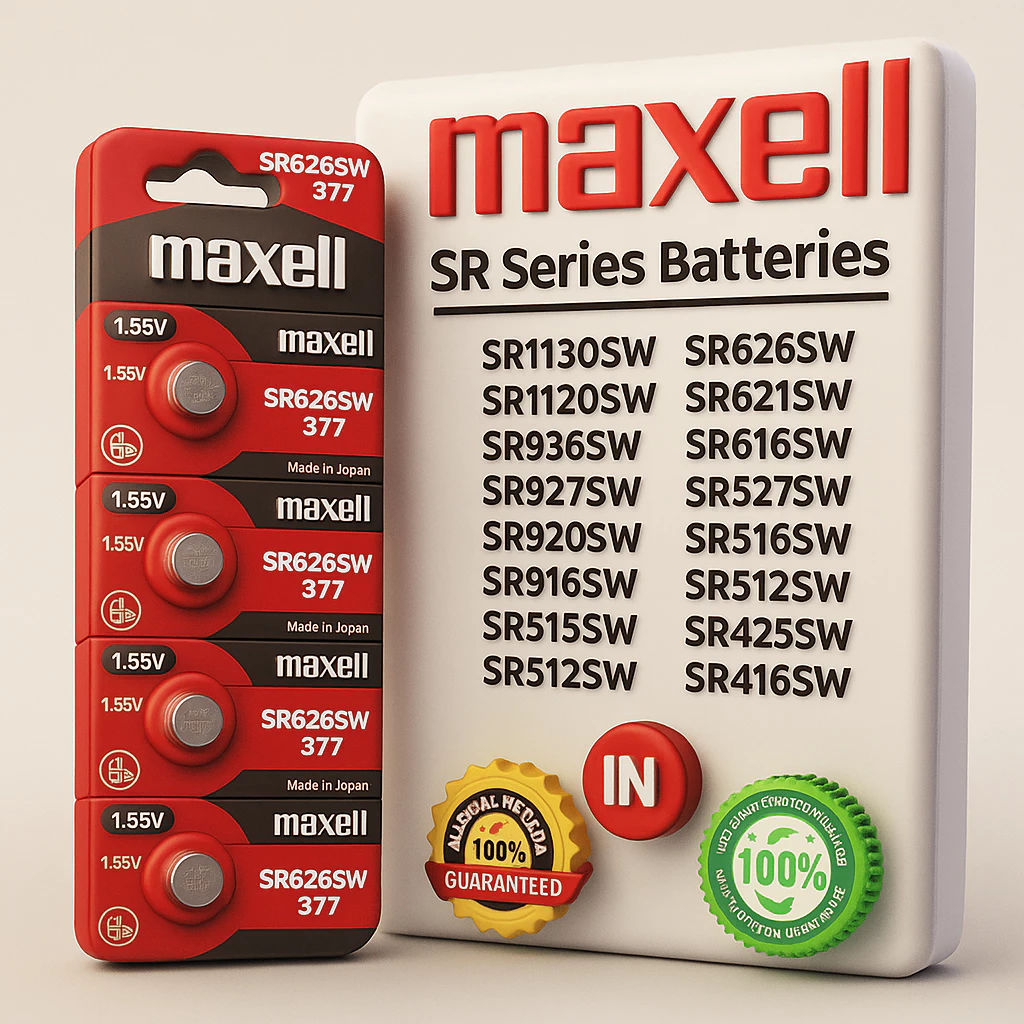 ถ่านกระดุม MAXELL SR626 SR920 CR1220 CR2016 CR2032 LR44 LR1130 thumbnail 4
