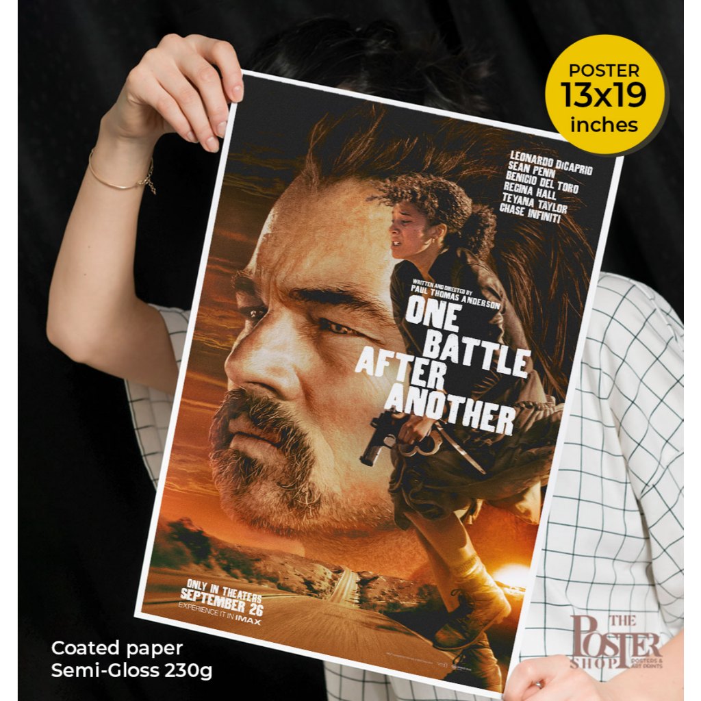 One Battle After Another Poster ภาพขนาด 13x19 นิ้ว