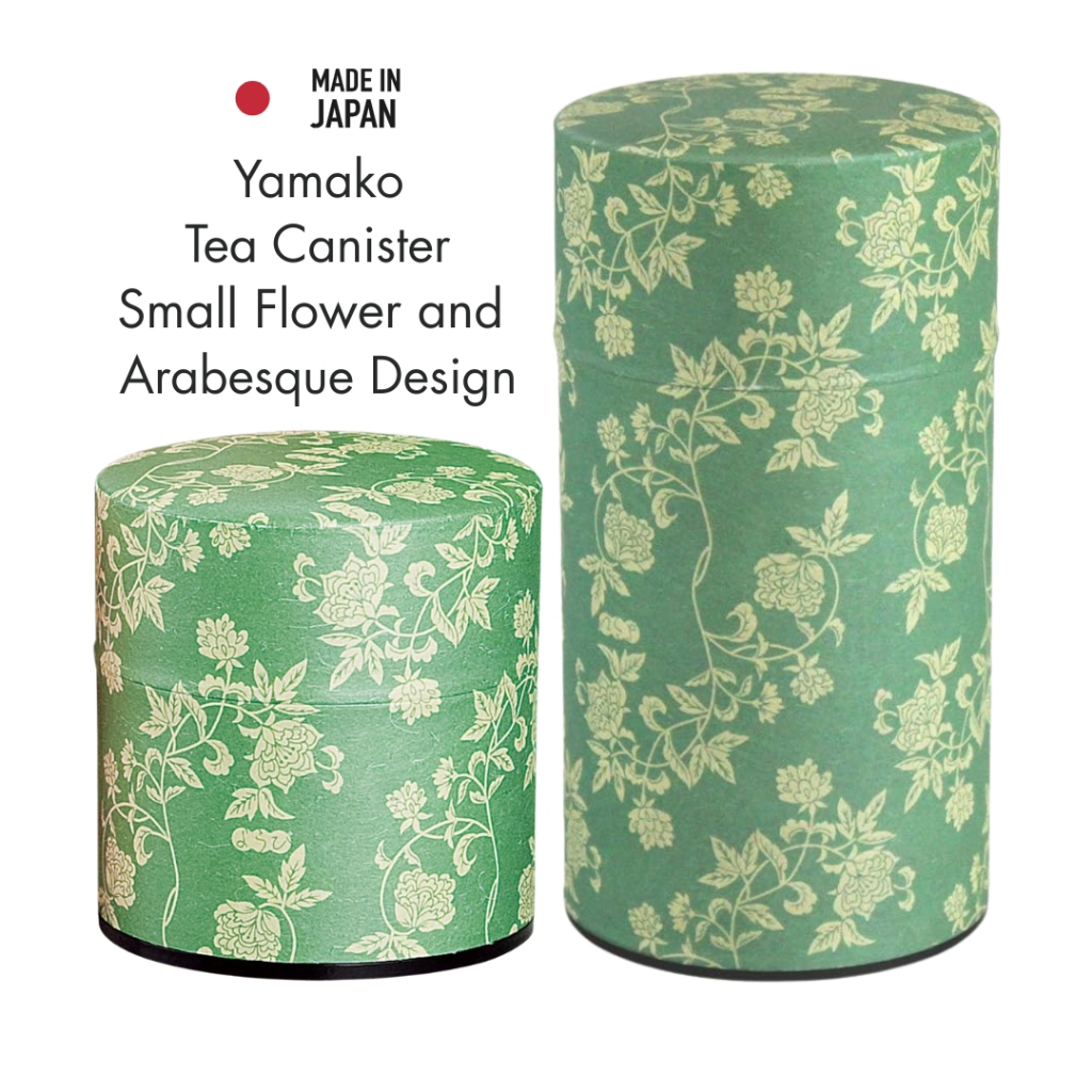 Yamako Tea Canister S Flower Pattern