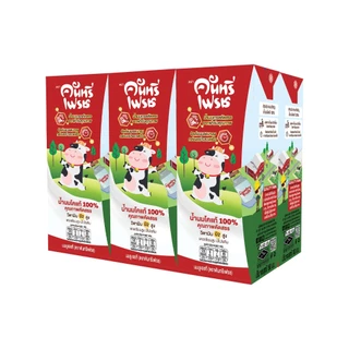 Country Fresh นมจืดยูเอชที นมกล่องพร้อมดื่ม ขนาด 180 มล. (36 กล่อง/ขายยกลัง) [ FR-180-CARTON ]