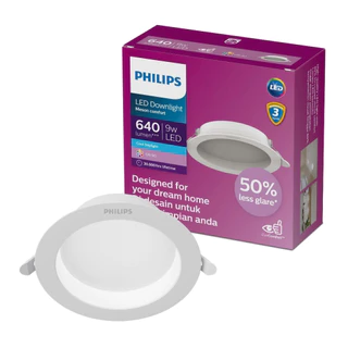 Philips Meson comfort โคมไฟฝังฝ้า Led 24W 21W 17W 13W 9W 7W 5.5W 3000K/4000K/6500K Downlight