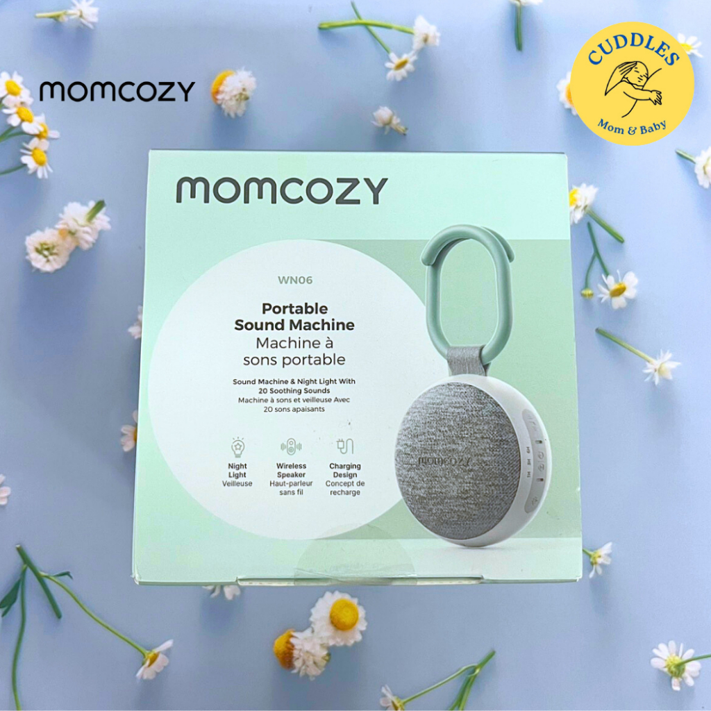 (Momcozy) WN06 Portable Sound Machine with Night Light เครื่องเสียงกล่อมลูกนอน + ไฟกลางคืน แบบพกพา
