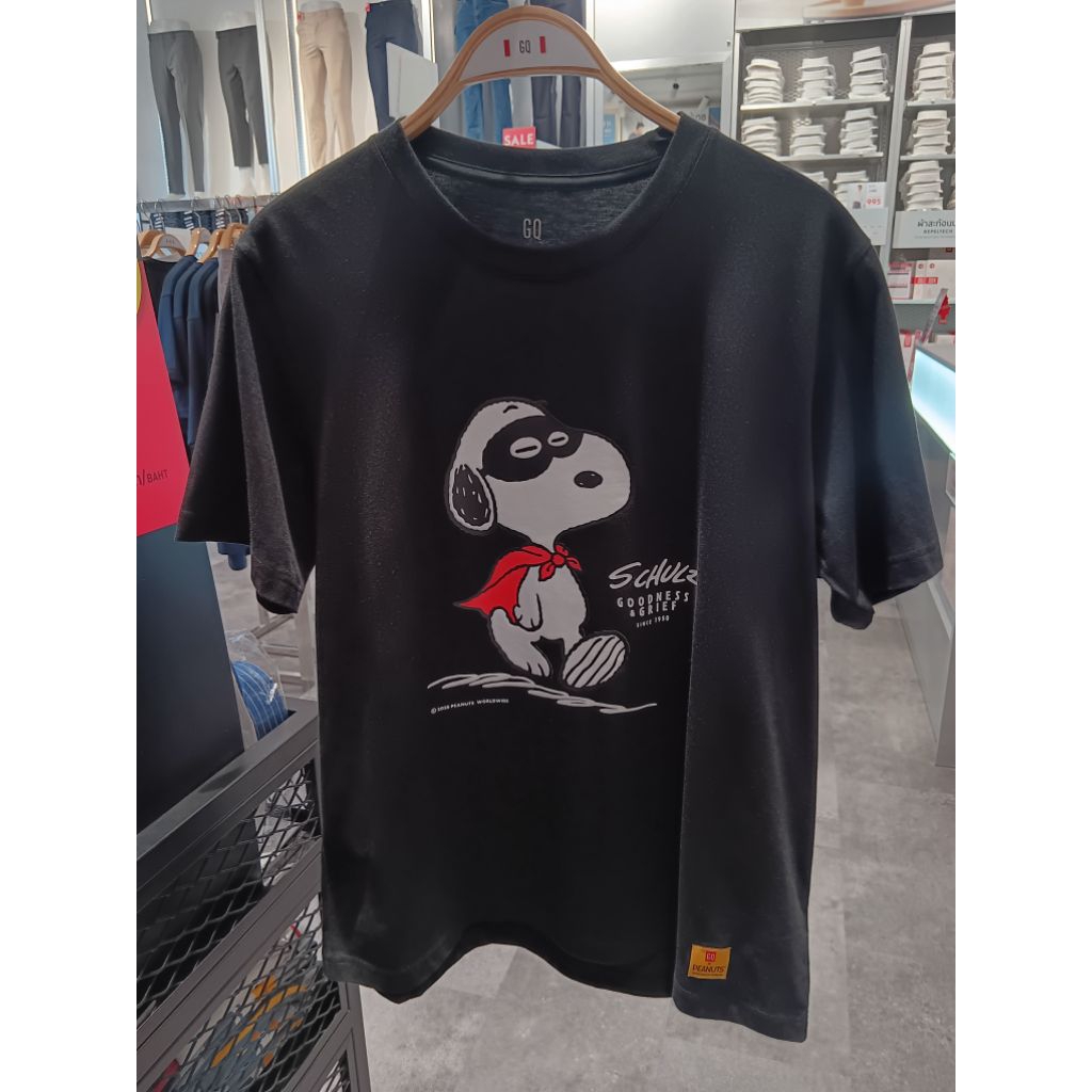 เสื้อยืดชายคอกลมGQ เสื้อยืดชาย