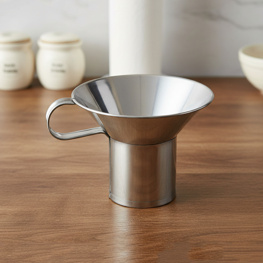 กรวยกรอกอาหาร แสตนเลส สำหรับ ร้านก๋วยเตี๋ยว