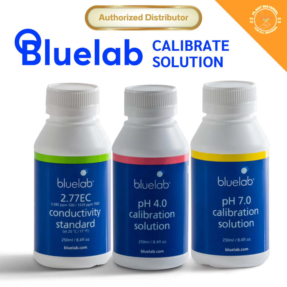 Bluelab Calibration Solution [pH4.0, pH7.0, EC2.77] 250 ML. น้ำยาคาลิเบรตสำหรับ ph meter และ ec meter ความแม่นยำสูง