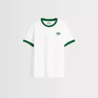 haas เสื้อยืดแขนสั้น สกรีน 1985 HAAS STYLE รหัส SFSK2759