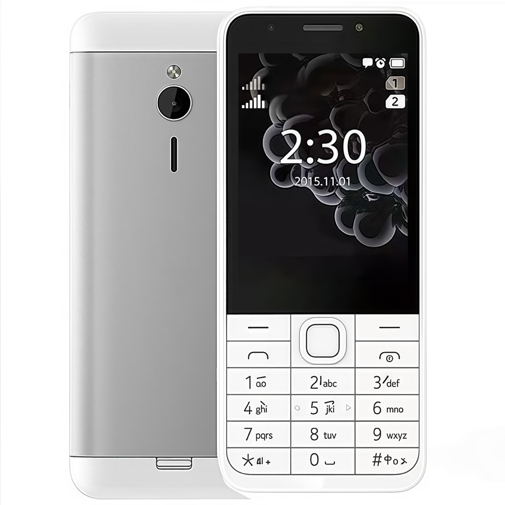 2.4เจอใหญ่โทรศัพท์มือถือปุ่มกด Nokia 230 ใหม่ล่าสุด ปุ่มกดไทย เมนูไทย