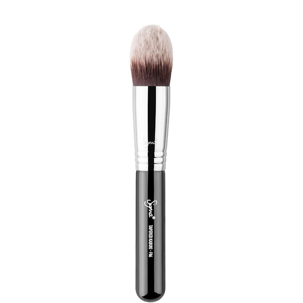 SIGMA BRUSH-TAPERED KABUKI - F86 แปรงปัดหน้ารองพื้นหัวเรียว