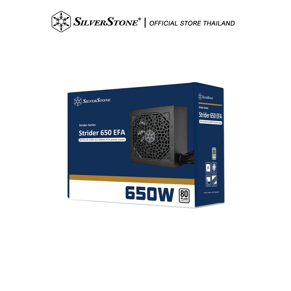 PSU SILVERSTONE STRIDER 650W 80PLUS : SST-ST650-EFA