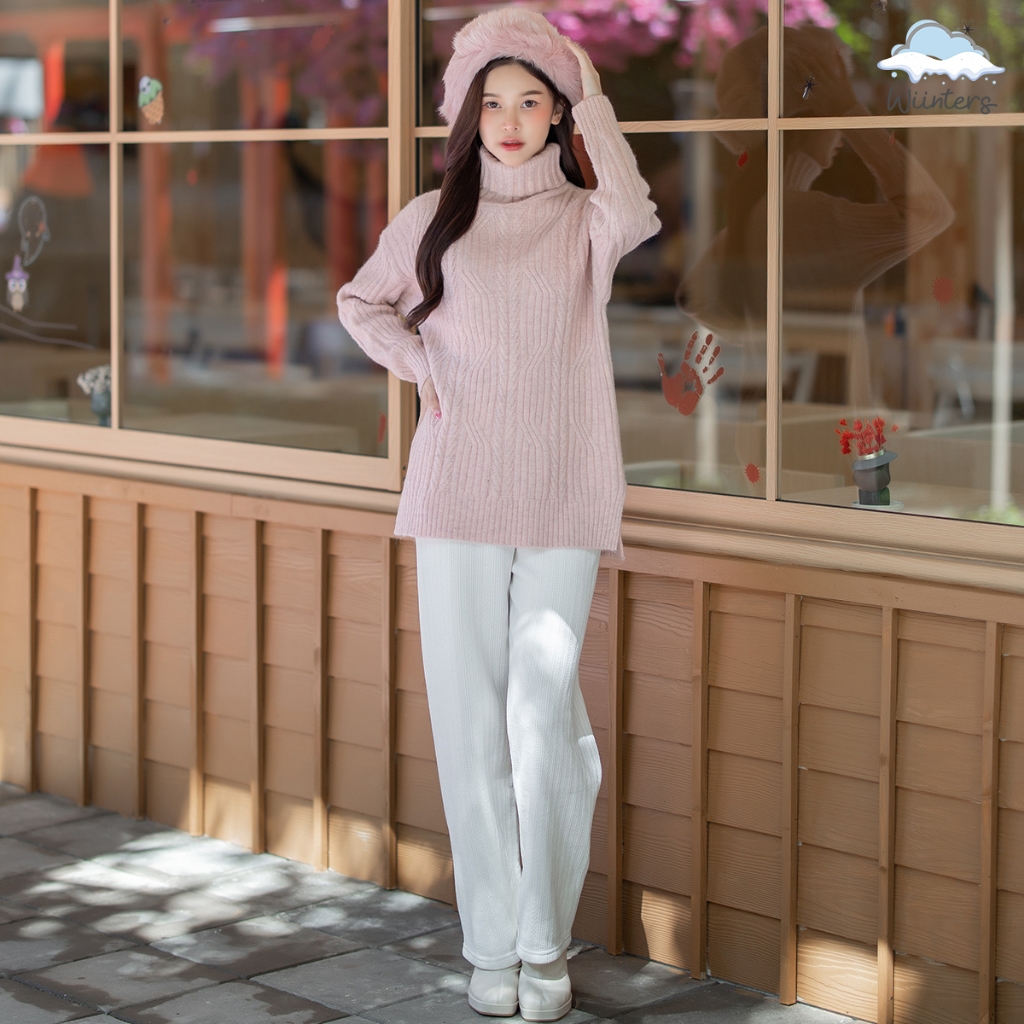 [ Barbii Turtleneck Sweater – G12 ] 4 สี I เสื้อไหมพรมคอเต่า เสื้อไหมพรม สเวตเตอร์ หนา นุ่ม กันหนาวได้ดี ลวดลายสวยงาม ราคา ถูกที่สุด ดีลบีเคเค แกลเลอรีภาพที่ 8