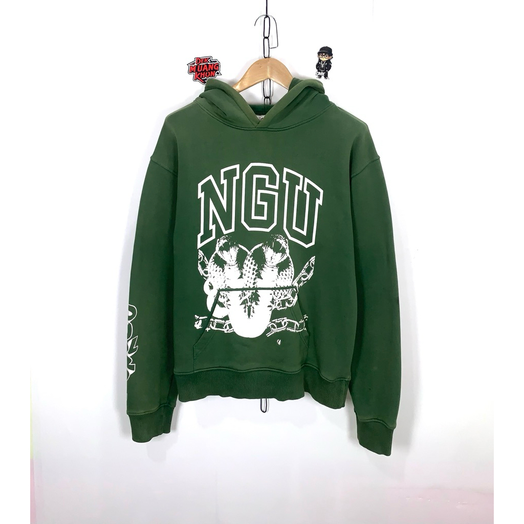 (ใช้Codeเหลือ3160.-) ทักแชทรับCode เสื้อ1mill Hoodie NGU มือ2 สภาพดี หายากมาก