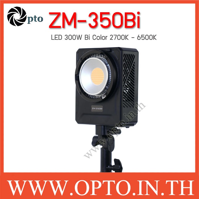 ZM-350Bi Black LED Bowens Sport Light 300w 2700-6500k ปรับสีขาวเหลืองได้ ไฟLED Z350II YM350 ZM350