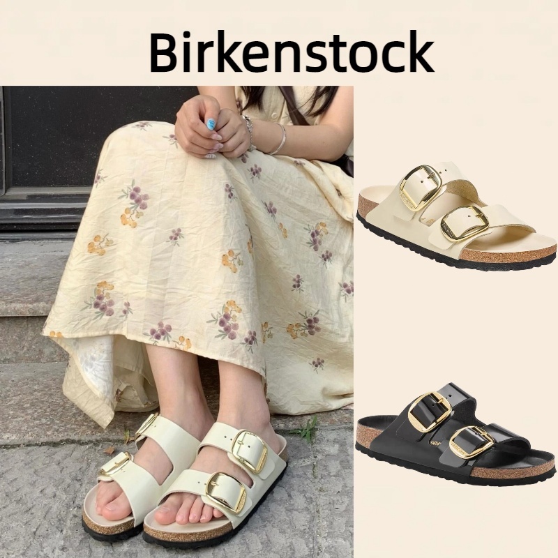 🛒ของแท้100%⭐ Birkenstock Arizona Big Buckle รองเท้าแตะหญิง ทรงแคบ