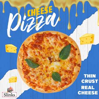 Slinks Pizza 4 cheese สำเร็จรูป ขนาด 7.5 นิ้ว