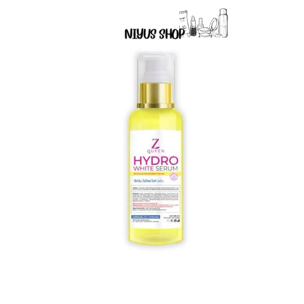 ZQUEEN Hydro White Dose ဟိုက်ဒရိုဝိုင်ဇ စေရမ် (100 ml) ကိုယ်ခန္ဓာလိမ်းစေရမ် 1 ဘူး — ပါးပါးစိမ့်ဝင်