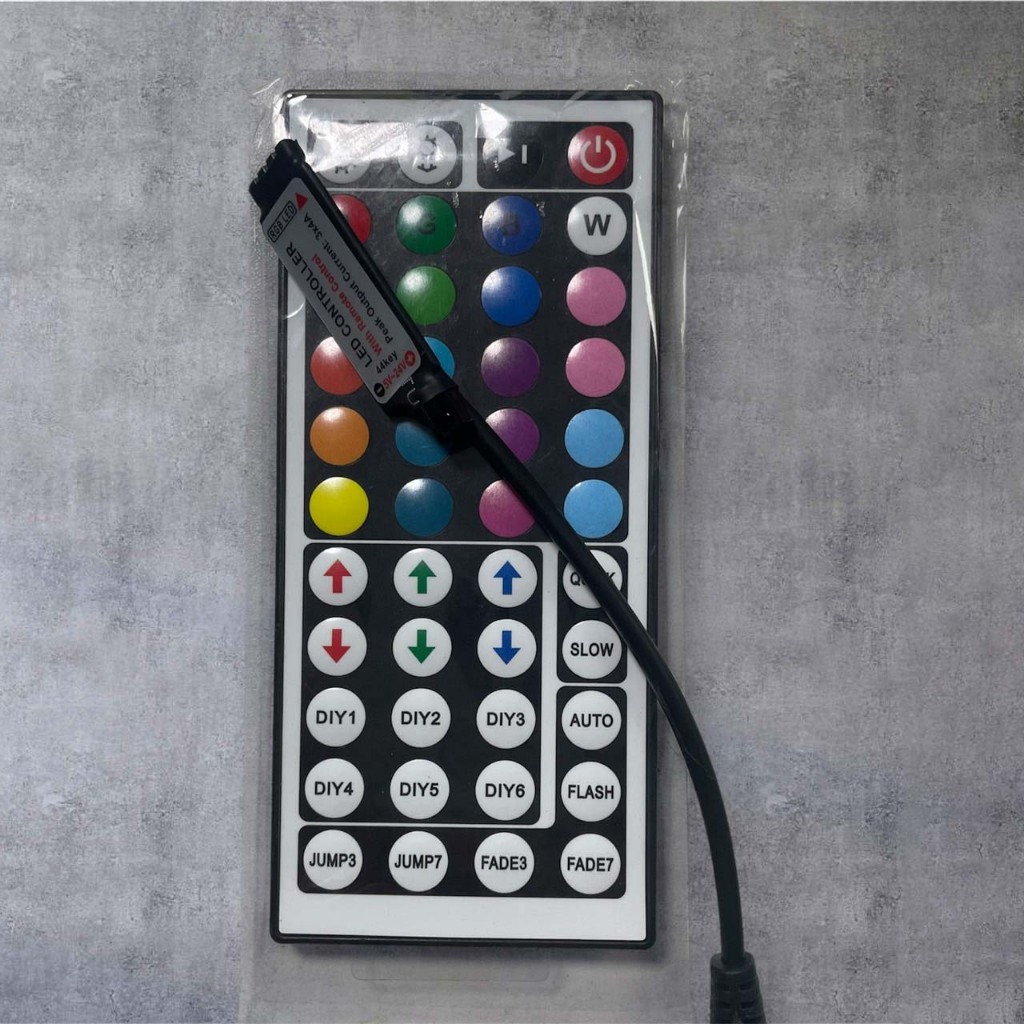 รีโมทคอนโทรล LED44ปุ่ม24ปุ่LED IR Controller Dimmer ไฟ LED IR WiFi เพลงรีโมท DC12V ควบคุมสำหรับ RGB