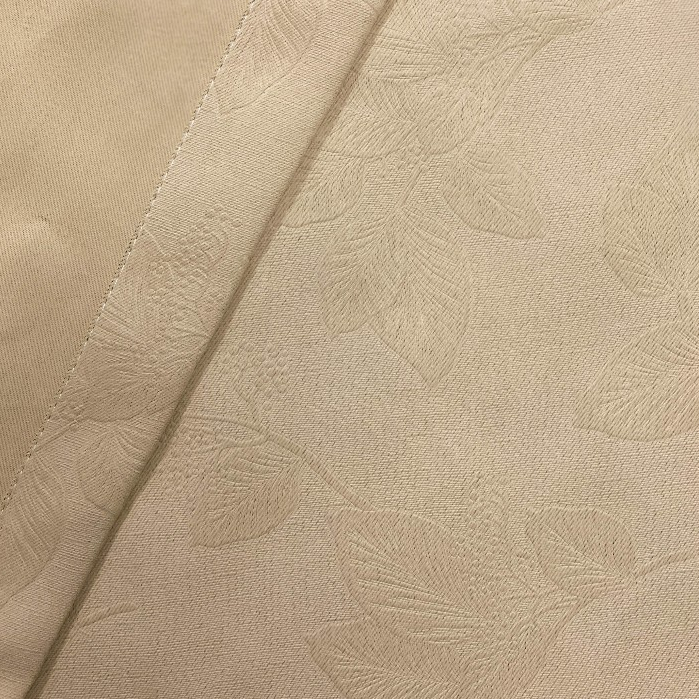 แนะนำ ผ้าม่าน ผ้าม่านหน้าต่าง สีครีมลายใบไม้ ผ้าม่านกันแสง ผ้าม่านสีครีม ประตู กั้นห้องนอน ราคาพิเศษ มีเก็บเงินปลายทาง