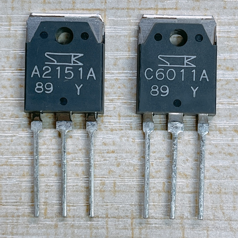 (จำนวน 1คู่) Transitor , ทรานซิเตอร์ ยี่ห้อ SANKEN ของแท้ เบอร์ A2151 และ C6011