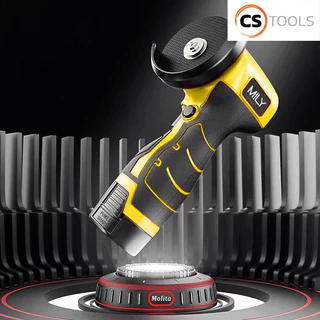 MILYเครื่องเจียร์ไร้สาย 12V เครื่องเจียร์ แบตเตอรี่ 2ก้อน ลูกหมู 3 นิ้ว เครื่องตัด หินเจียร์ เครื่องเจียร์ไฟฟ้า สีเหลือง
