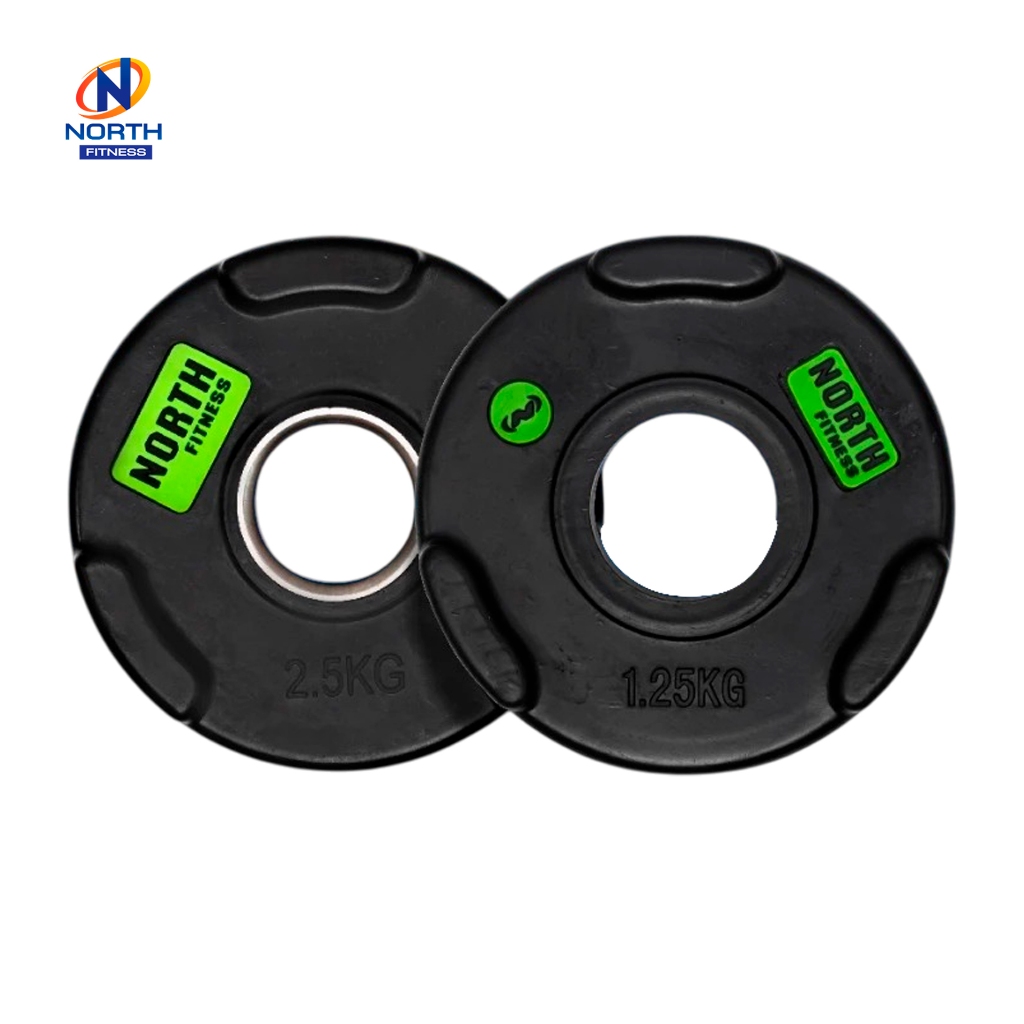 NORTH FITNESS Weight Plate บาร์เบล แผ่นน้ำหนัก ดัมเบล 1.25KG และ 2.5KG