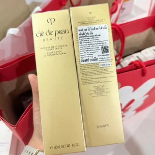 🔥พร้อมส่ง🔥(แท้ 100% ป้ายคิง/ป้ายห้าง) Cle de peau Beaute cleaning Foam สำหรับผิวธรรมดา-แห้ง หรือ ผิวผสม-มัน