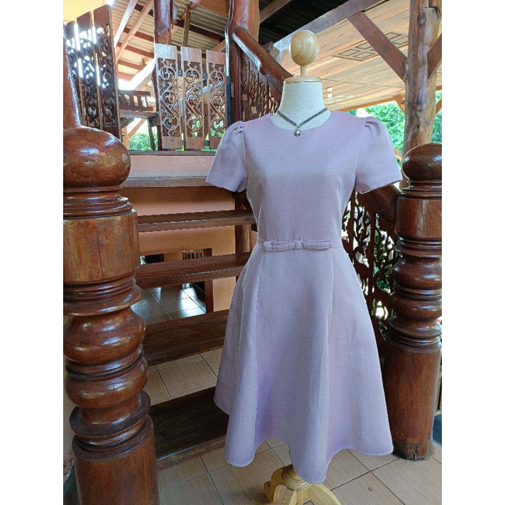 เดรสผ้าทออัดกาว ย้วย 8 ชิ้น ป้ายติด s Pattern m (Gallery Kloset)