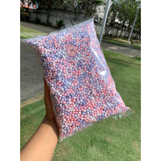 ✅เม็ดโฟมสีเม็ดโฟมคละสี สีพาสเทลวัสดุตกแต่งงานฝีมือประดิษฐ์Diyใส่กล่องของขวัญปัจฉิม กันกระแทก สีสวยราคาถูก22-25g(อัลบั้ม1