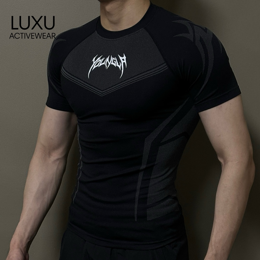 (พร้อมส่ง) YOUNGLA เสื้อ Compression Warrior Compression Tees ของแท้ 100%🇺🇸